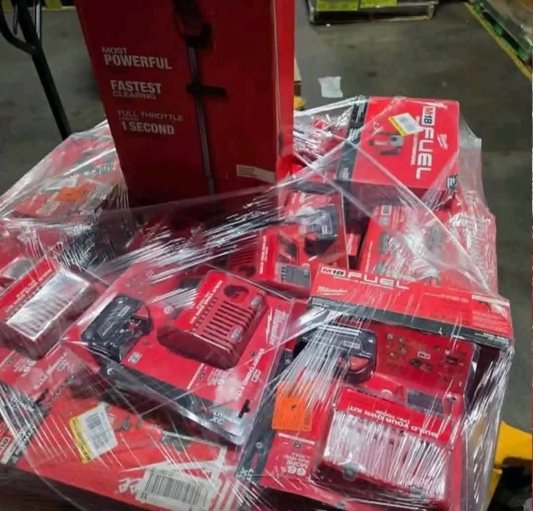 Milwaukee M18 Power Tools 50-Piece Pallet